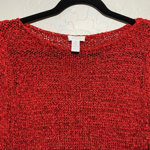 Chico’s Knit Long Sleeve Top - Picture 3 of 3